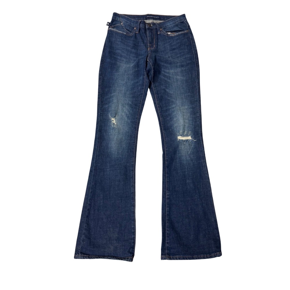 Rock & Republic Kasandra Jeans‎ Womens Size 6M Distressed Bootcut Denim
